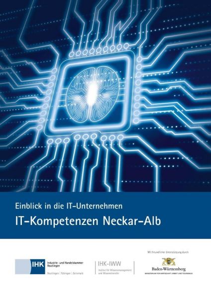 Deckblatt der Studie "„IT-Kompetenzen Neckar-Alb: Einblick in die IT-Unternehmen"
